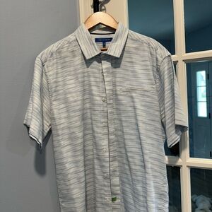 Vince Camuto Blue Casual Button Down Shirt